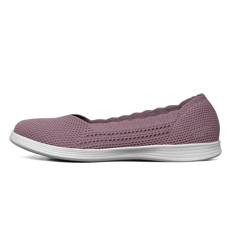High Quality Supplier Spring Summer Ladies Breathable Custom Logo Slip On Flat Loafer Shoes Woman